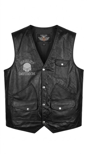 Harley davidson black leather - davidson,