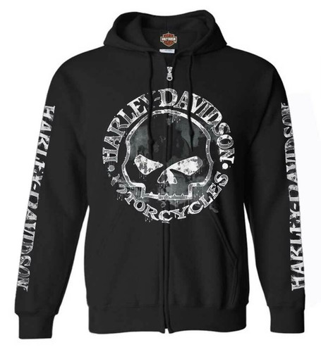 Harley davidson men zippered - men's,